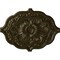 Ekena Millwork Pesaro Ceiling Medallion, Hand-Painted Green Gold, 36"W x 26"H x 1 1/2"P CM36X26PEGGS - alternate 1